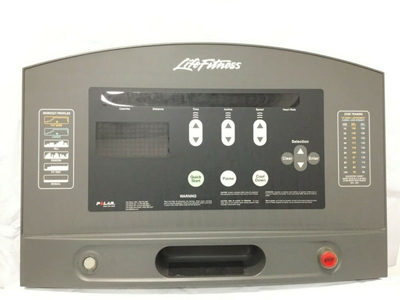 Life Fitness 93T-0XXX-06 (THI) Treadmill Display Console Penal K58A-12616-0000 - fitnesspartsrepair