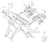 Life Fitness Arc Trainer 95GS Lower Body Elliptical Linkage Kit Cap 773ATK007 - hydrafitnessparts