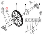 Life Fitness Arc Trainer 95GS-XXX Elliptical Flat Washer .380 .625 .090 HS760100 - hydrafitnessparts