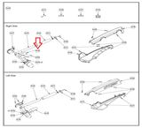 Life Fitness Arc Trainer Elliptical Right Side Handle Inside Cover 770at-313 - fitnesspartsrepair