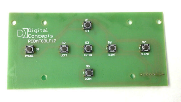 Life Fitness (BAS) X1 Elliptical Basic Button Module PCB Board 8043801 - hydrafitnessparts