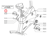 Life Fitness C3 C3.5 Upright Bike Left Foot Pedal with Out Strip REX2B7V - hydrafitnessparts