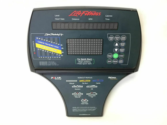 Life Fitness CT9100 Elliptical Display Console Assembly AK61-00119-0001 - fitnesspartsrepair