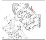 Life Fitness Cybex Arc Trainer Elliptical Right Inner Rear Cover 770A-324 - fitnesspartsrepair