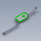 Life Fitness Cybex Parabody Elliptical Right Pedal Arm Assembly AK69-00121-0000 - hydrafitnessparts