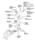 Life Fitness E1 X1 Elliptical Accessory Tray MFR-80421 REX2G72 - hydrafitnessparts