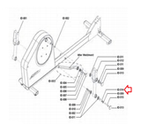 Life Fitness E3 E5 X1 X5 X7 X8 E1-XXXX-0105 Elliptical Link Axle REX2LJZ - hydrafitnessparts