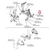 Life Fitness Elliptical Arm Joint End Cap 0K61-01284-0000 - fitnesspartsrepair