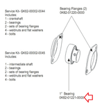 Life Fitness Elliptical Bearing Set with Screw 0K62-01221-0000 - hydrafitnessparts
