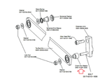 Life Fitness Elliptical Control Link Sleeve 0K61-01261-0000 - hydrafitnessparts