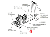 Life Fitness Elliptical Resistor Bracket Assembly AK61-00127-0000 - fitnesspartsrepair