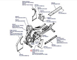 Life Fitness Elliptical Right Outer Coupler Shroud Assembly MFR-8233601 8765901 - hydrafitnessparts