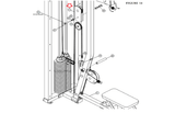 Life Fitness Fit Lat Strength System Dual Pulley Platinum Plate ACU02-1296PLAT - hydrafitnessparts