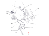 Life Fitness IC7 Stationary Bike Right Crank Arm For Flywheel 150-03-00126-01 - hydrafitnessparts