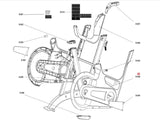 Life Fitness IC8 Stationary Bike Right Side Main Shroud Kit 160-01-00004-02 - hydrafitnessparts