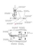 Life Fitness LC-5500R Recumbent Bike Transport Wheel OK18-01022-0100 - hydrafitnessparts