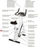 Life Fitness LC-9500HR Upright Bike Seat Height Adjustment Pin SK18-00136-0000 - fitnesspartsrepair