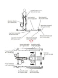 Life Fitness LC5500 GK19-00006 Recumbent Bike Transport Wheel 0K18-01022-0100 - hydrafitnessparts