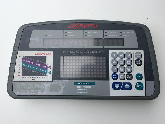 Life Fitness LC9500HR LC 9500HR Display Console Panel & PCB PCA LifeCycle - fitnesspartsrepair