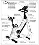 Life Fitness Lifecycle Upright Bike Display Console Assembly AK17-00169-0001 - fitnesspartsrepair