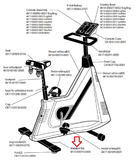 Life Fitness Lifecycle Upright Bike Rear Foot Stabilizer Bar SK18-00070-0000 - hydrafitnessparts