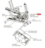 Life Fitness Lifecycle Upright Recumbent Bike Poly V Motor Drive Belt 45" - fitnesspartsrepair