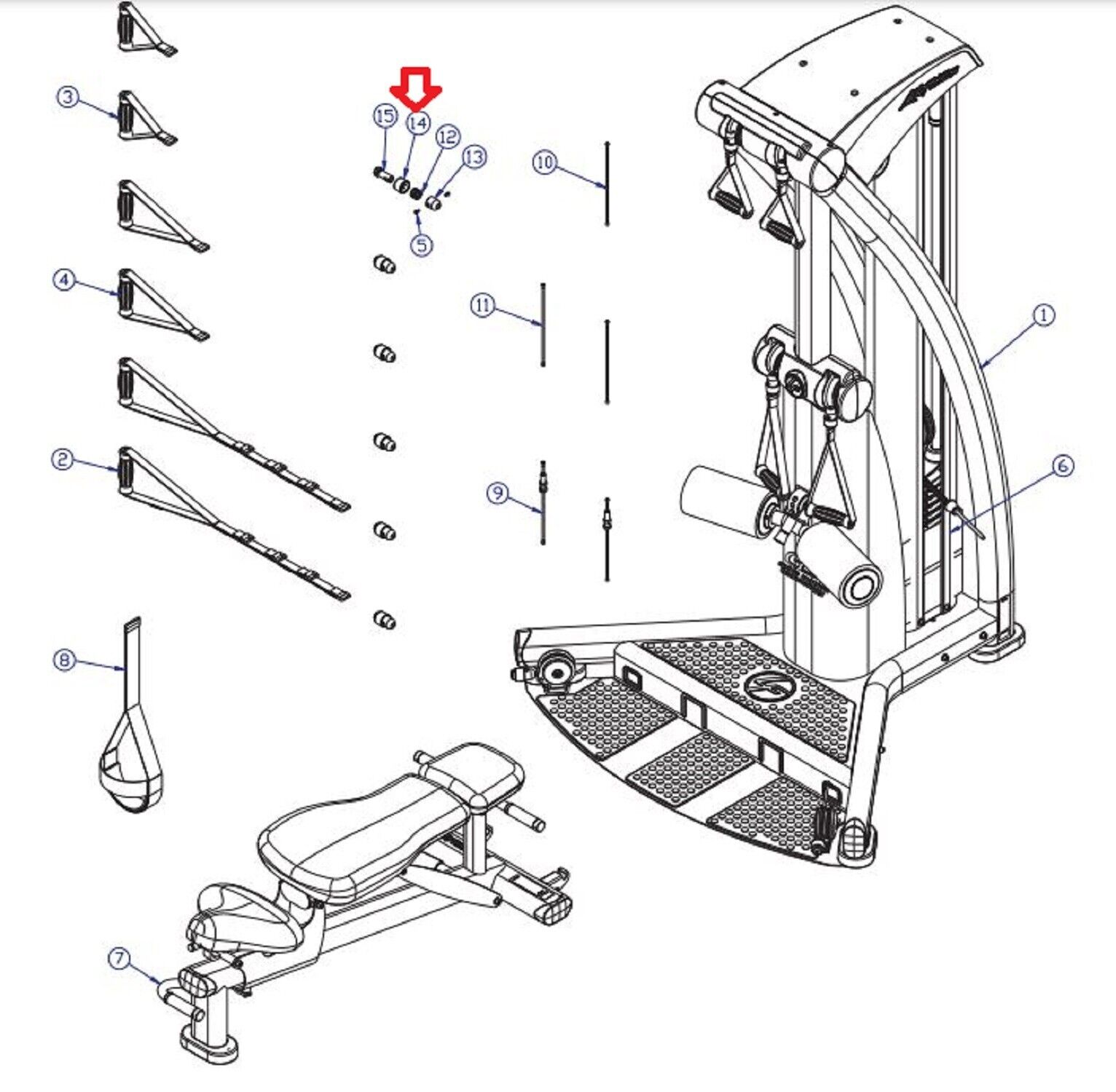 Life fitness g5 home gym sale