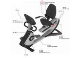 Life Fitness PCSR 95R Recumbent Bike Top Cover Cup Holder AK66-00055-0000 - hydrafitnessparts