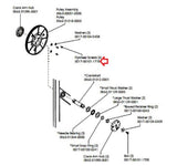 Life Fitness Recumbent Bike Torx Cap Screw 0.625" 0017-00101-1715 - hydrafitnessparts