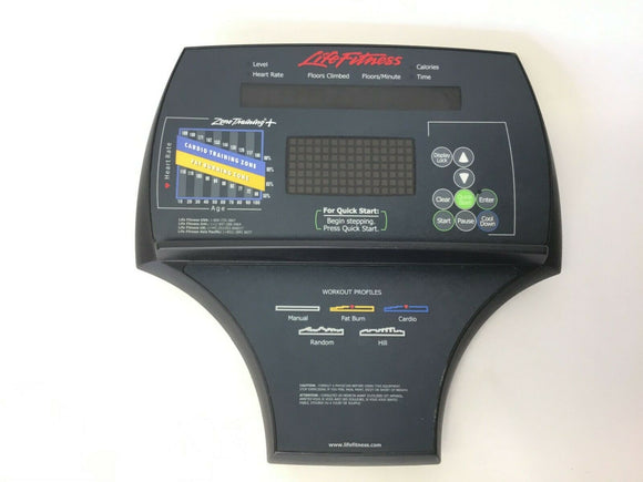 Life Fitness SC8500 HSG Upright Stepper Display Console Panel AK47-00017-0001 - fitnesspartsrepair