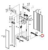 Life Fitness Strength System OS Tower Bottom Cover 8371301 - hydrafitnessparts