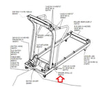 Life Fitness T3 Treadmill Frame Small Spacer 6835101 - hydrafitnessparts