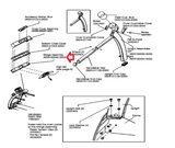 Life Fitness T5 Treadmill Bottom Crossbar Cover 0K59-01203-0000 - fitnesspartsrepair