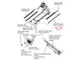 Life Fitness T7 T5 Treadmill Lower Extrusion 0K59-01174-0000 - hydrafitnessparts