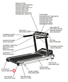 Life Fitness TR-9100 TR-9100HR Treadmill Left Rear End Cap 0K26-01688-0003 - fitnesspartsrepair