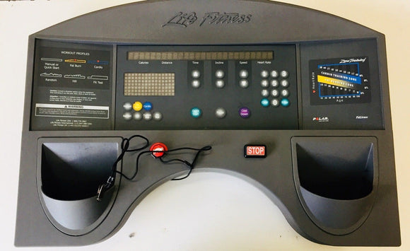 Life Fitness TR 95S TR95 TR9500 Treadmill Console Display Control Panel OEM - fitnesspartsrepair