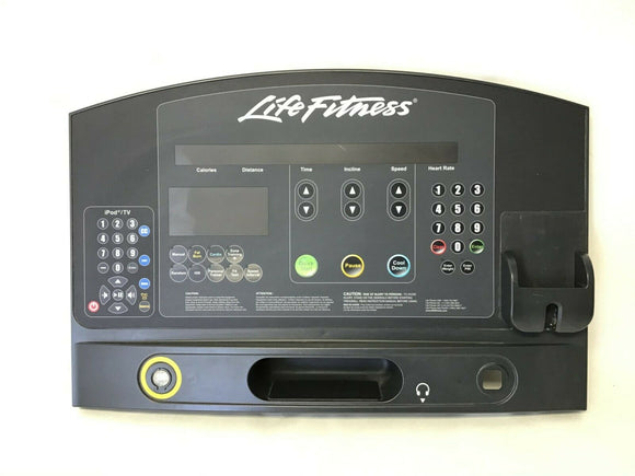 Life Fitness Treadmill Display Console Panel Overlay SLT500074 0K58-01273-0001 - fitnesspartsrepair