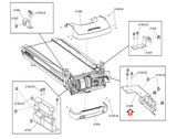 Life Fitness Treadmill Left Front Motor Cover Bracket 0K65-01134-0002 - fitnesspartsrepair