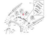 Life Fitness Treadmill Left Gasket Ergobar Activity 0K65-01204-0702 - fitnesspartsrepair