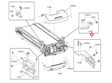 Life Fitness Treadmill Left Rear Motor Cover Bracket 0K65-01135-0002 - fitnesspartsrepair