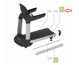 Life Fitness Treadmill Left Upper Extrusion Anti Slip Pad Kit GK65-00002-0004 - fitnesspartsrepair