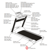 Life Fitness Treadmill Leveling Foot Leveler 0017-00009-0796 - fitnesspartsrepair