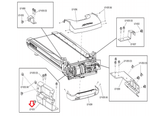 Life Fitness Treadmill Right Front Bracket Cover 0K65-01134-0001 - fitnesspartsrepair