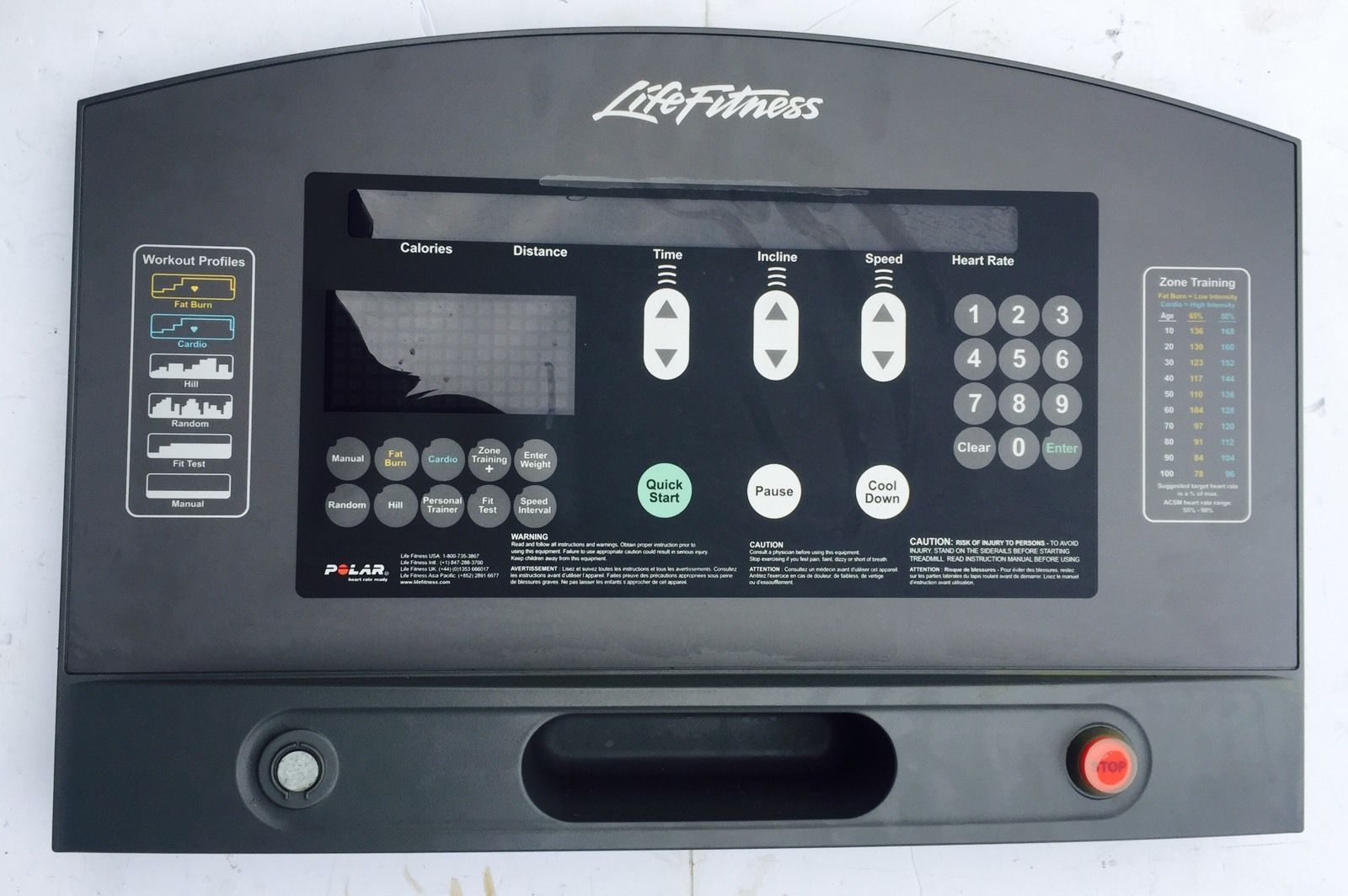 Life fitness treadmill online tv manual