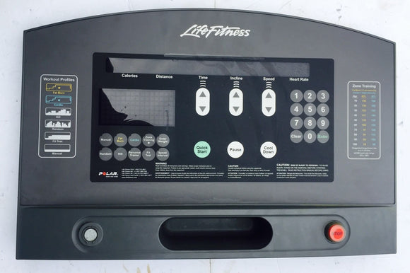 Life Fitness Treadmill Upper Display Console Panel 95ti 97ti 95t Ak58-12616-0000 - fitnesspartsrepair