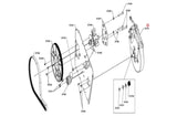 Life Fitness Upright Bike Generator Brake With EXT MFR-FB64H021-A1 1003381-0001 - hydrafitnessparts