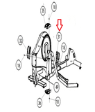 Life Fitness X3 - X3i Elliptical Right Upper Clevis Top Cover 6914701 - fitnesspartsrepair