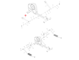 Life Fitness X3i X5i Elliptical Left or Right Straight Idler Arm Pivot 7070501 - hydrafitnessparts