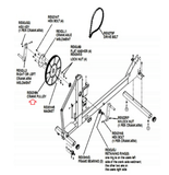 Life Fitness X5 X3 X7 X8 E1 E3 E5 CTXT Elliptical Includes Crank Axle REX218N - hydrafitnessparts