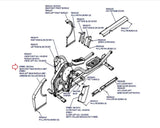 Life Fitness X8 Elliptical Right Rear Shroud Assembly MFR-8234401 8765601 - hydrafitnessparts